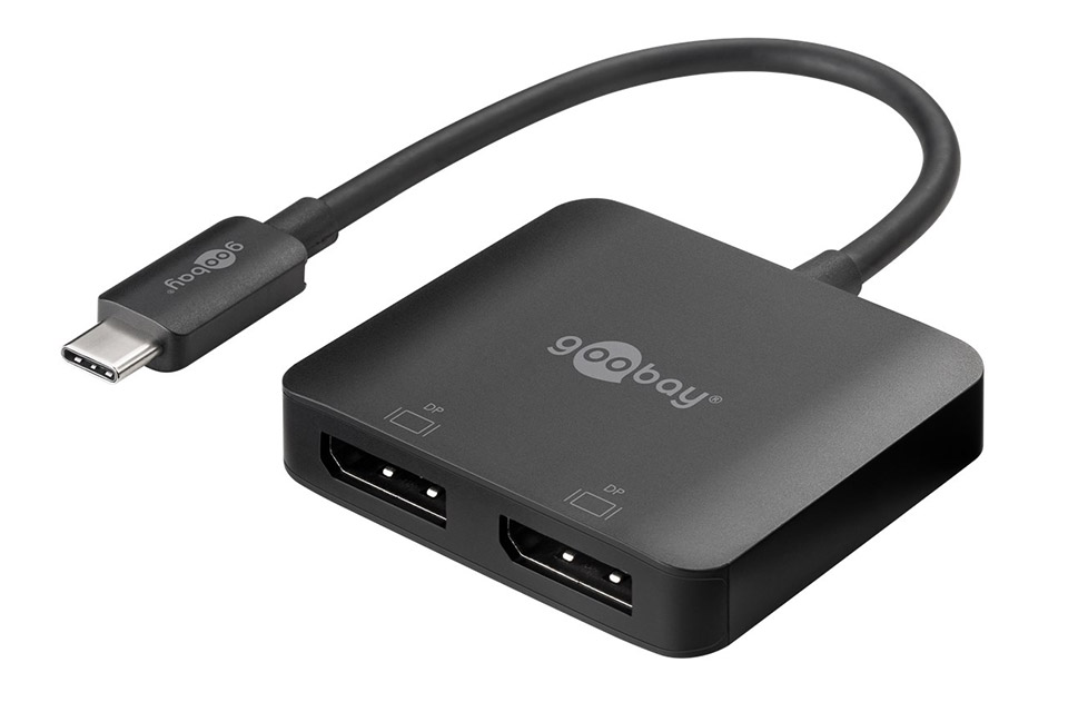 Goobay USB-C Adapter to 2x DisplayPort - 60171