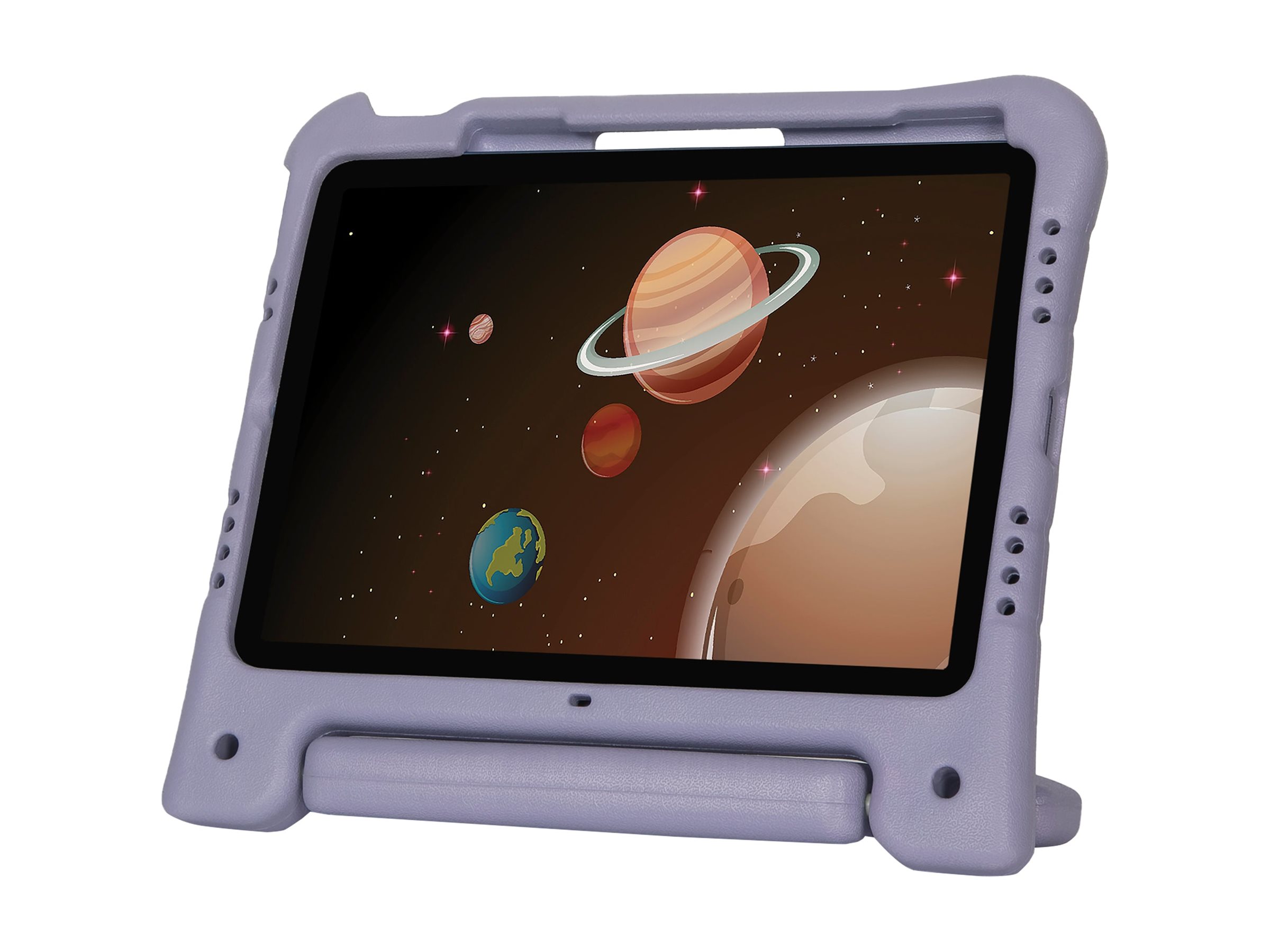 Targus Kid’s Antimicrobial Case - Tablet case - For iPad Air 11-inch (M2), iPad 10.9-inch (10th gen), iPad Air 10.9-inch (5th and 4th gen), and iPad Pro 11-inch (4th, 3rd, 2nd, and 1st gen) - Purple