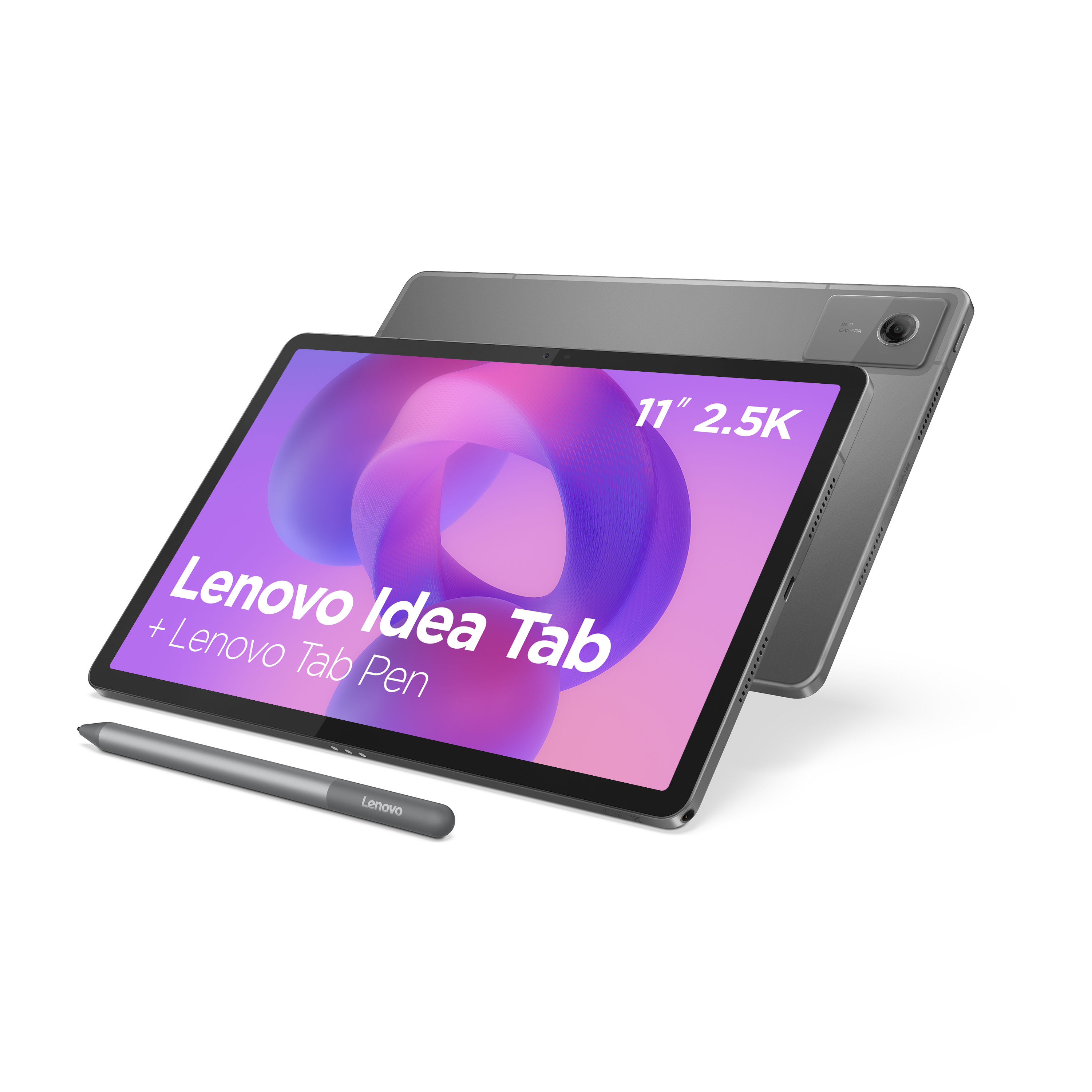Lenovo Idea Tab 5G LTE (w/o power adapter) - ZAFM0112SE - 11 " - Luna Grey - IPS - 2560 x 1600 pixels - MediaTek - Dimensity 6300 - 8 GB - Soldered LPDDR4x - 128 GB - 5G - Wi-Fi - Front camera - 5 MP - Rear camera - 8 MP - Bluetooth - 5.2 - Android - 15 (
