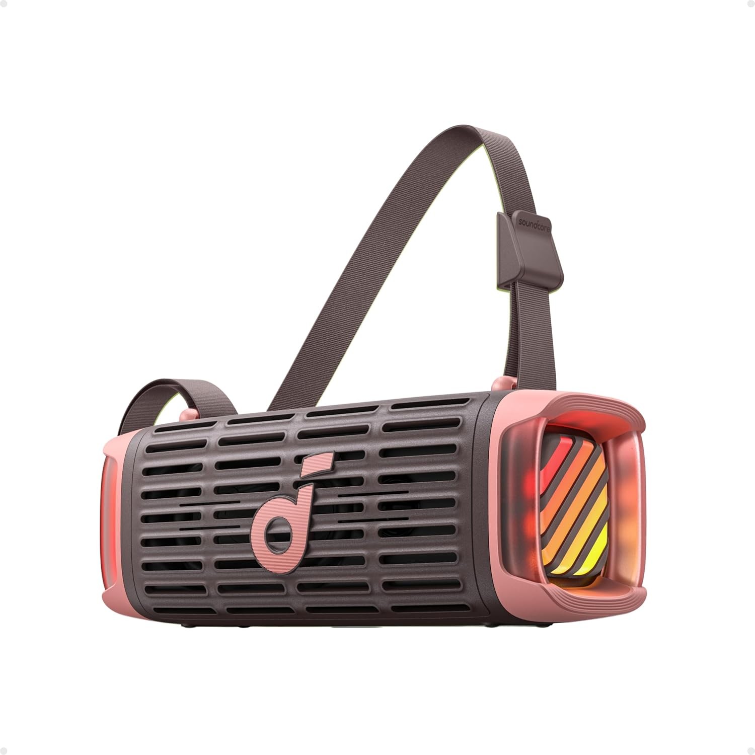 Anker Soundcore Speaker - Boom 3i - 50 W - Waterproof - Bluetooth - Wireless connection - Portable - Brown