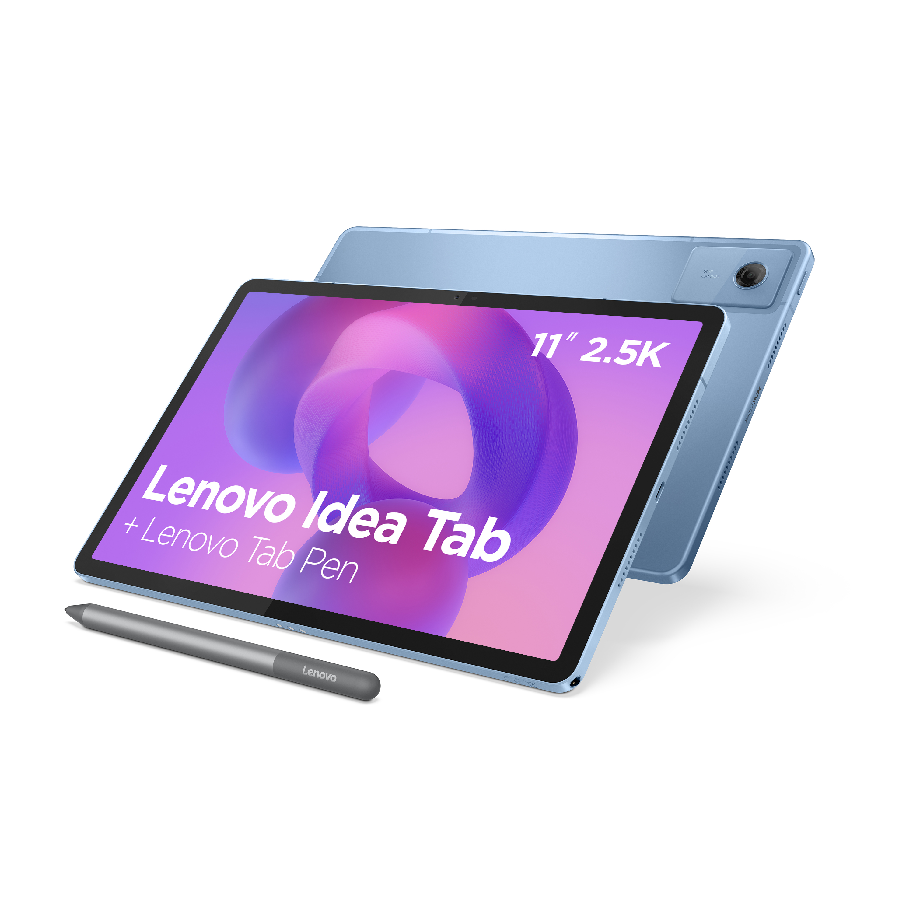 Lenovo Idea Tab 5G LTE (w/o power adapter) - ZAFM0483SE - 11 " - Polar Blue - IPS - 2560 x 1600 pixels - MediaTek - Dimensity 6300 - 8 GB - Soldered LPDDR4x - 128 GB - 5G - Wi-Fi - Front camera - 5 MP - Rear camera - 8 MP - Bluetooth - 5.2 - Android - 15 