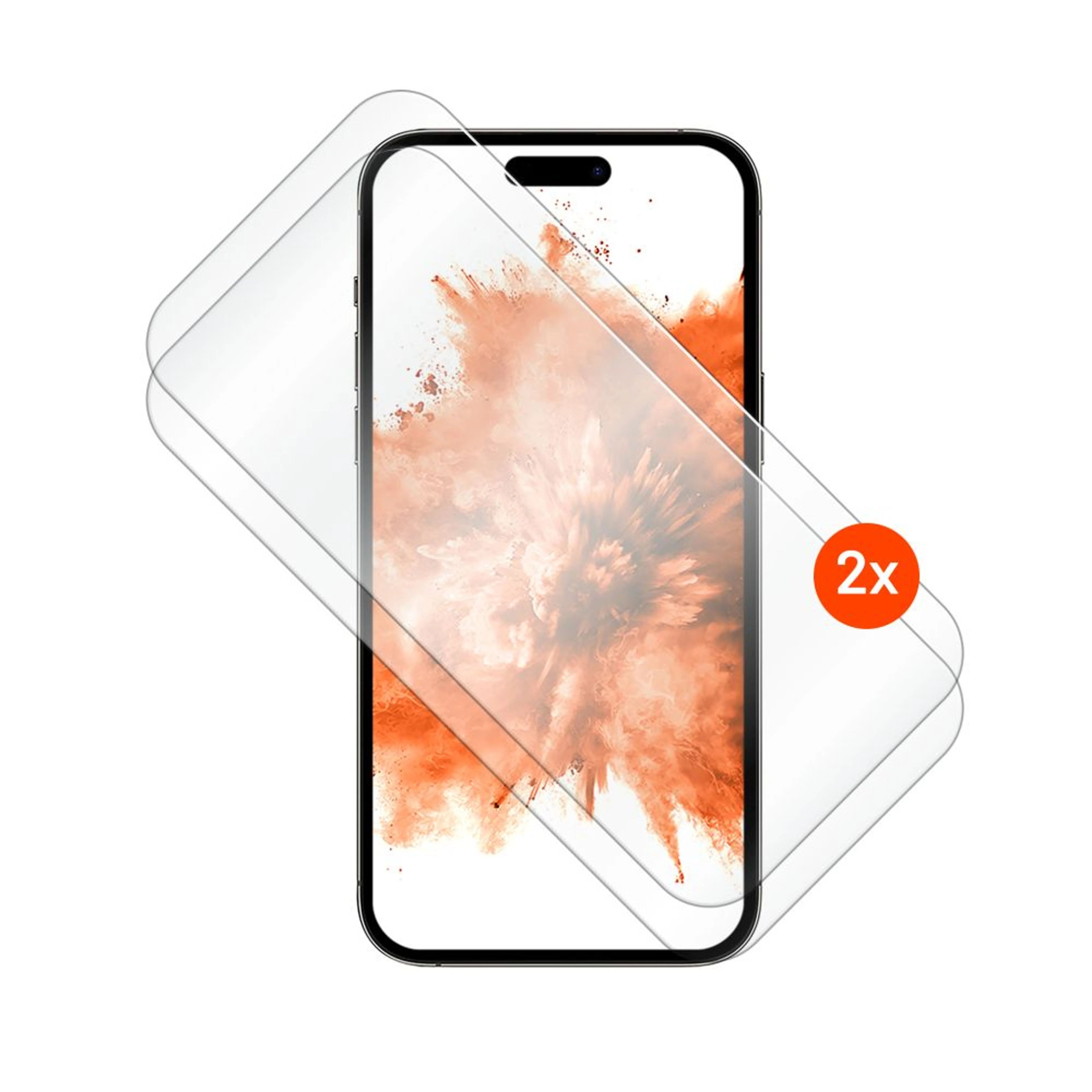 Fixed Screen protector - Apple - iPhone 17 - Tempered glass - Transparent - 2.5D
