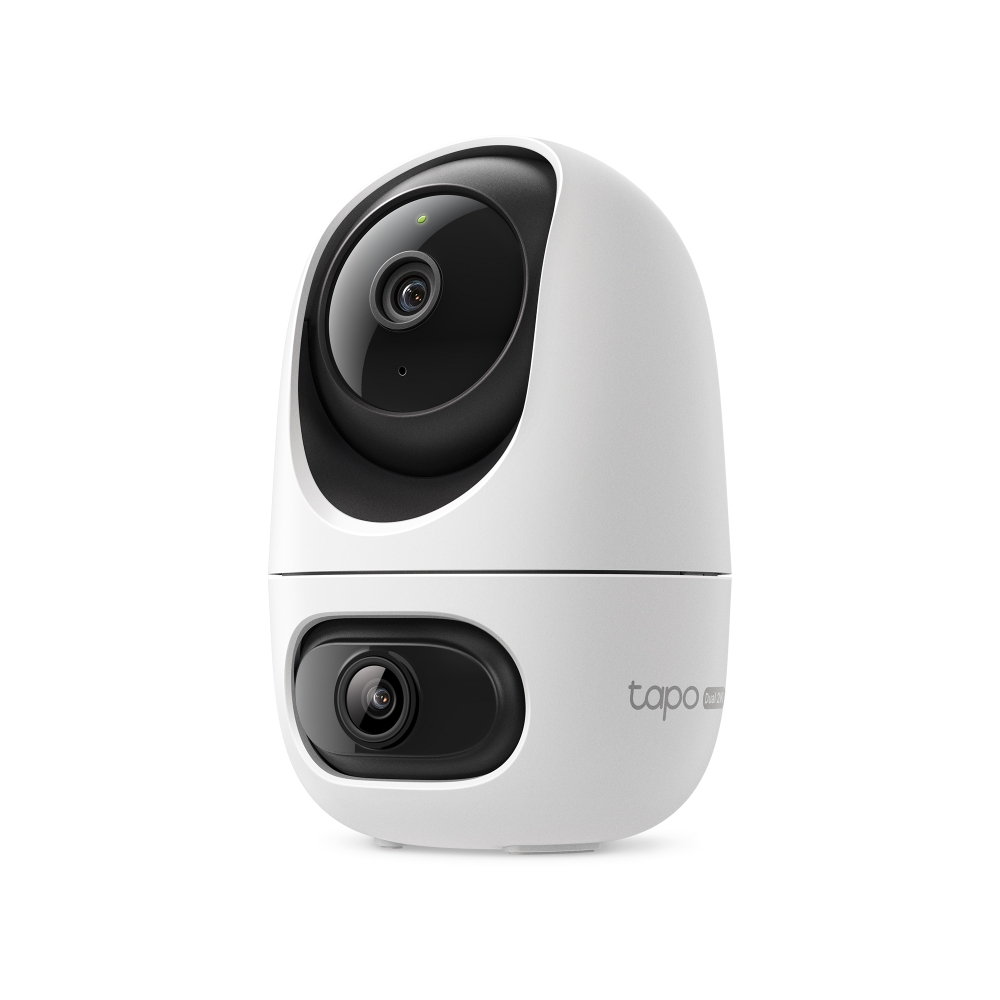 TP-LINK - Tapo C245D - Dual Lens Pan/Tilt Security Camera - Dome - 3 MP - 3.1mm/F1.6 - MicroSD Card up to 512 GB