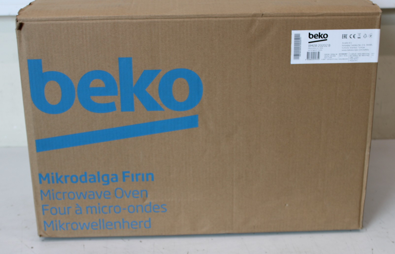 SALE OUT. BEKO Microwave oven - BMOB20202B - Built-in - 800 W - 20 L - Black - DAMAGED PACKAGING
