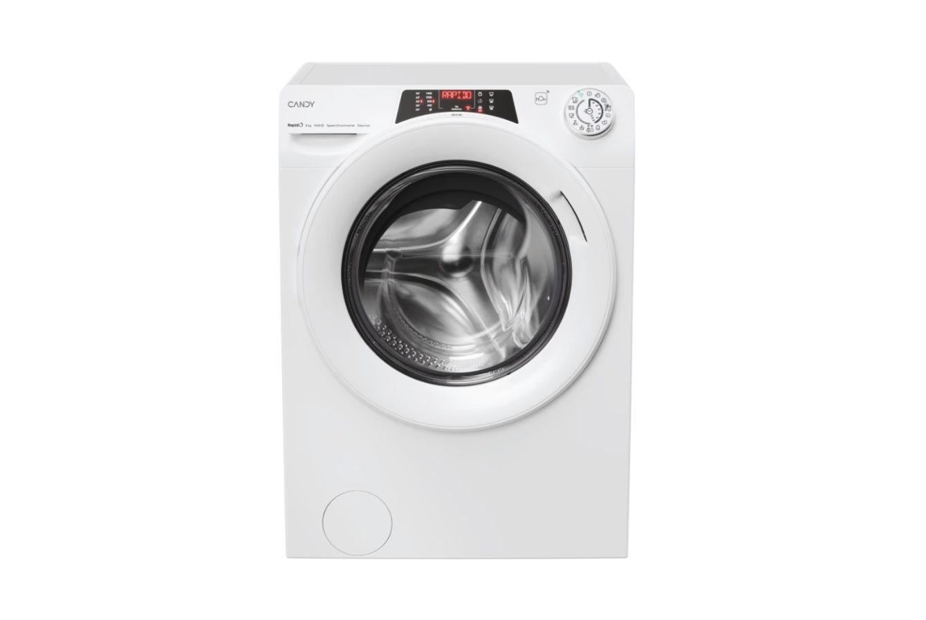 Candy RO 1486DWMT/1-S Washing Machine, A, Front loading, Capacity 8 kg, Depth 54 cm, 1400 RPM, White