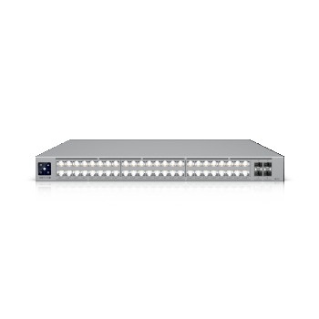 Switch|UBIQUITI|Ubiquiti UniFi Pro XG 48 PoE|Switch type Managed|Switch layer L3|Rack mounting Yes|Stackable Yes|Form factor 1U|48xRJ-45 ports|RJ-45 Ports Type 10G Ethernet (100/1000/10000)|16x2.5G Ethernet (copper) ports quantity|32x10G Ethernet (copper)