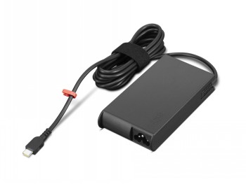 Lenovo ThinkPad Mobile Workstation 140W USB-C GaN Slim AC Adapter-EU - 1 x 24 pin USB-C - 140 W - 28 V - Power adapter