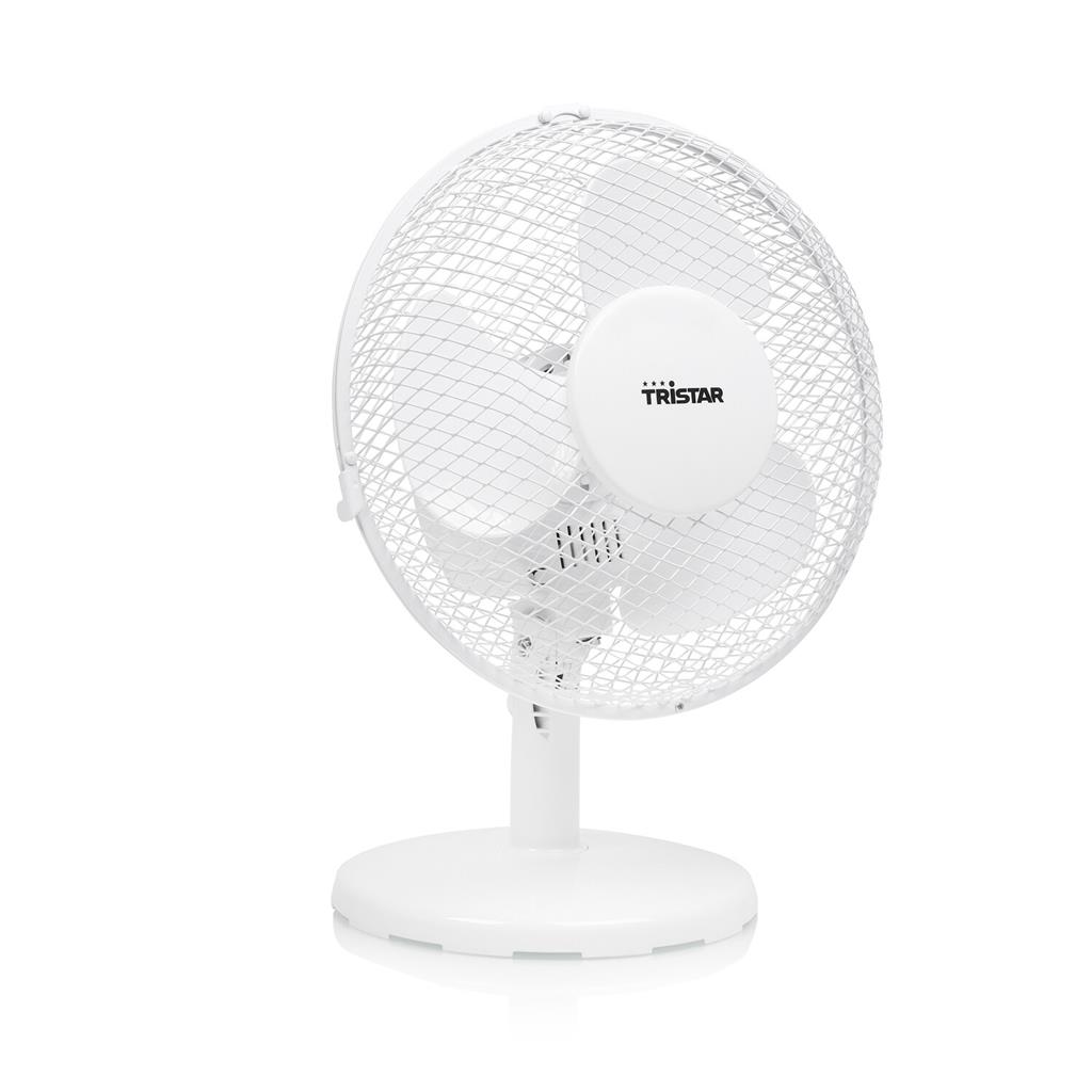 Tristar - Desk fan - VE-5721 - Desk fan - 30 W - Diameter 23 cm - Number of speeds 2 - Oscillation - White