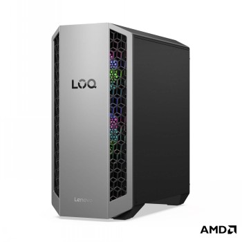 Lenovo LOQ - 26ADR10 - Desktop - Tower - AMD Ryzen 7 - 8745HX - 32 (2x16GB) GB - SODIMM DDR5 - 1000 GB - NVIDIA GeForce RTX 5070 - No Optical drive - No keyboard - Windows 11 Home - Warranty 24 month(s)