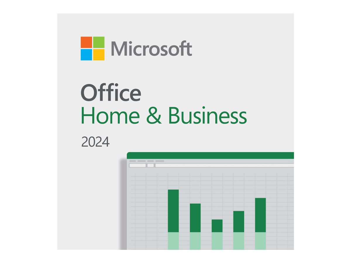 Microsoft - EuroZone Online Product Key License 1 License Downloadable - Office Home and Business 2024 - EP2-06606 - All Languages - ESD