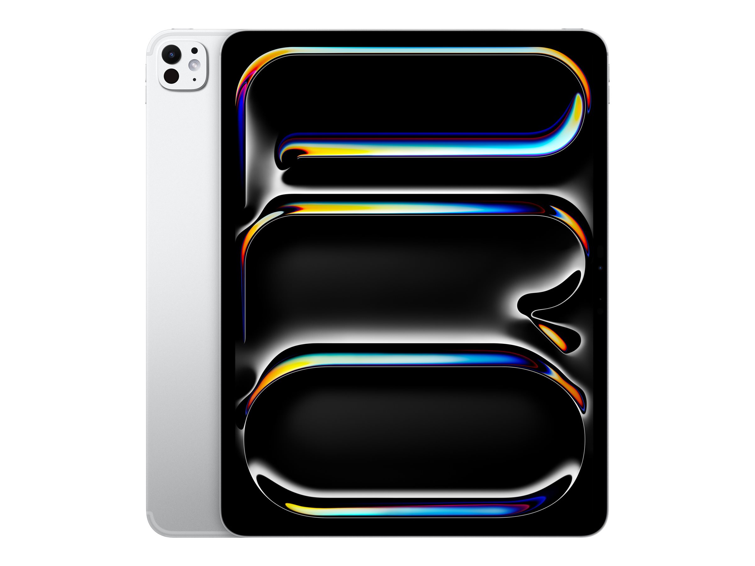 Apple - iPad Pro Wi-Fi + Cellular - 13 " - Silver - OLED, Ultra Retina XDR - 2752 x 2064 pixels - Apple M5 - 12 GB - 256 GB - 3G - 4G - 5G - Wi-Fi - Front camera - 12 MP - Rear camera - 12 MP - Bluetooth - 6 - iPadOS - USB-C charging cable