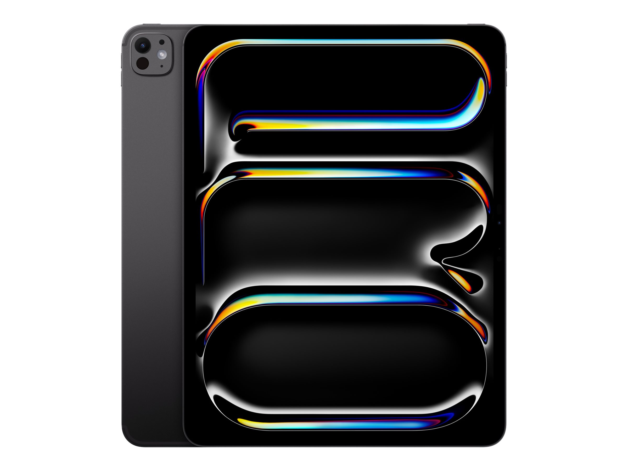 Apple - iPad Pro - 13 " - Space Black - OLED, Ultra Retina XDR - 2752 x 2064 pixels - Apple M5 - 12 GB - 256 GB - Wi-Fi - Front camera - 12 MP - Rear camera - 12 MP - Bluetooth - 6 - iPadOS - USB-C charging cable