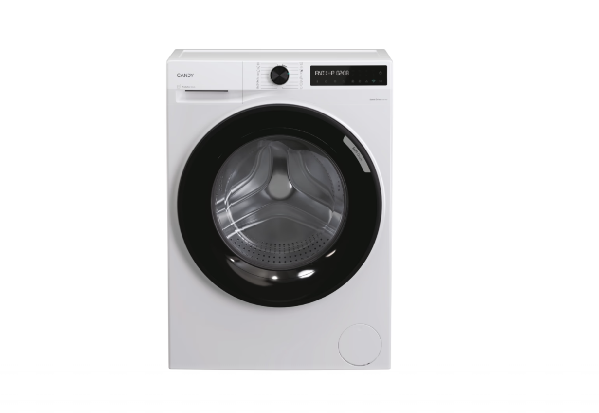 Candy Washing machine - BR 47SBL8-S - Energy efficiency class A - Front loading - Washing capacity 7 kg - 1400 RPM - Depth 49 cm - Width 60 cm - Display - Digital - Steam function - Wi-Fi - White