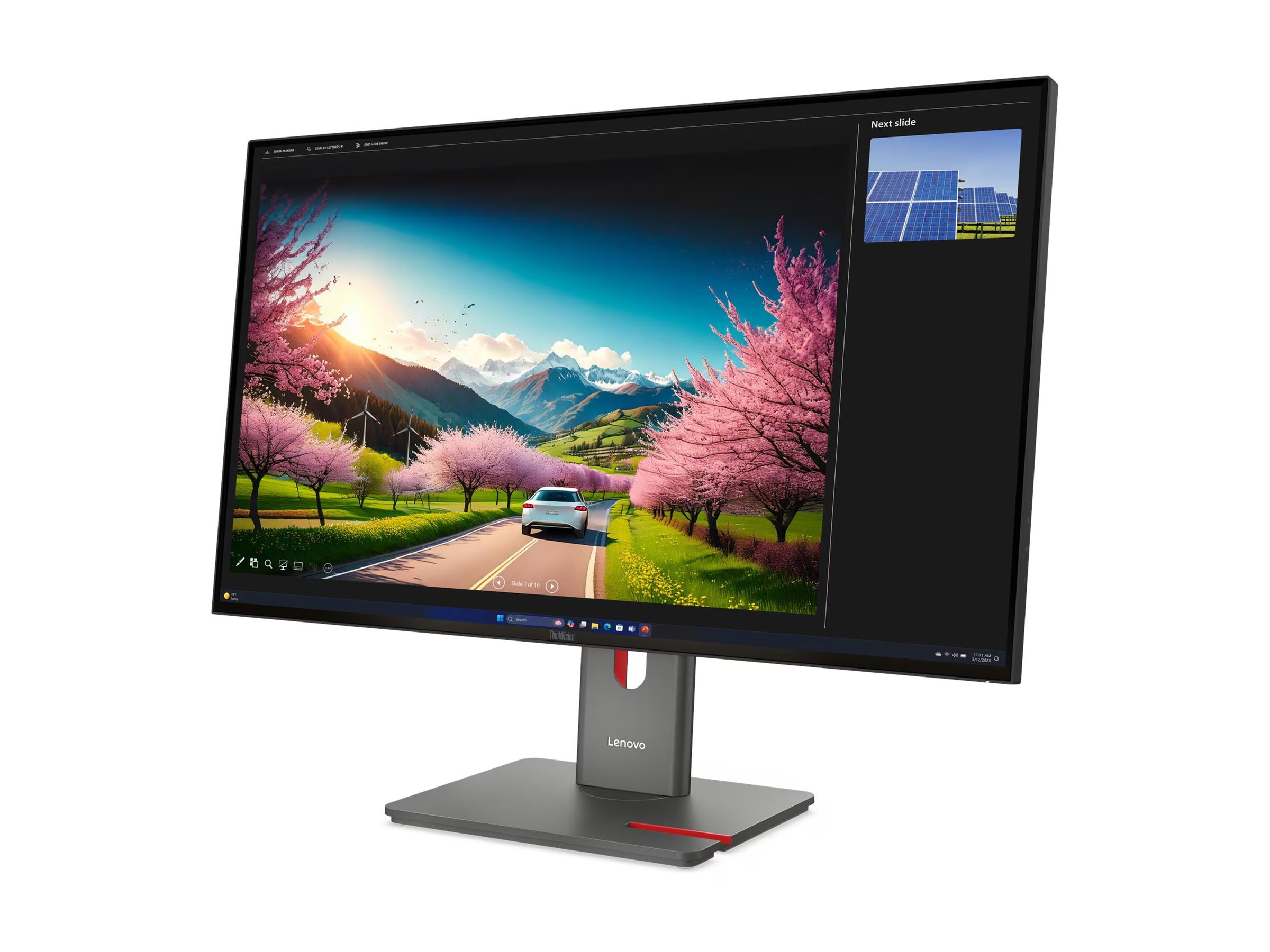 Lenovo ThinkVision P32UD-40 - 32 " - IPS - UHD - 16:9 - 120 Hz - 4 ms - 3840 x 2160 pixels - 350 cd/m² - Black