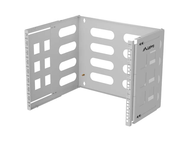 Lanberg Folding Bracket Wall-mount 19" 8U 497x400/240 - FB01-5408-10S - Gray