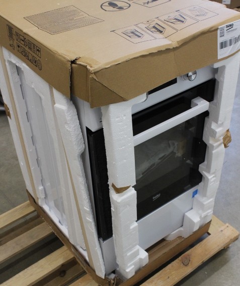SALE OUT. Beko FSM59305WDT Cooker, Induction, A, Width 50 cm, White - BEKO Cooker - FSM59305WDT - Hob type Induction - Oven type Electric - White - Width 50 cm - Grilling - DAMAGED PACKAGING, DENT ON SIDE - Depth 60 cm - 60 L