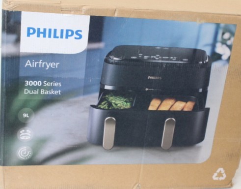 SALE OUT. Philips NA352/00 Airfryer, 2750 W, Pan volume 9 L, Charcoal Grey/Copper - Philips Airfryer - NA352/00 - Power 2750 W - Capacity 9 L - Rapid Air technology - Charcoal Grey/Copper - DAMAGED PACKAGING - 23 month(s)