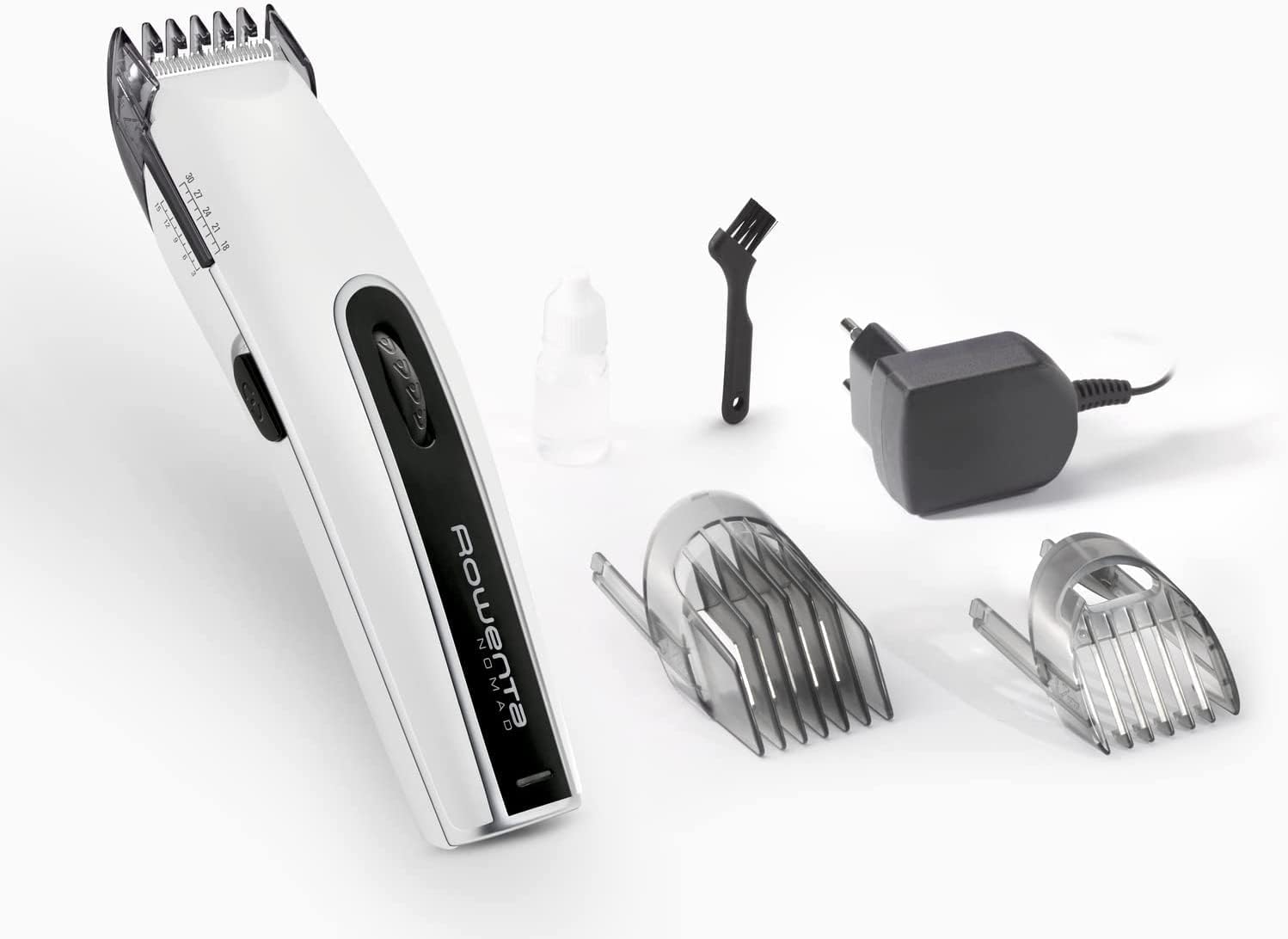 Rowenta - Hair Clipper - TN1400F0 - Cordless - Number of length steps 19 - White/Black