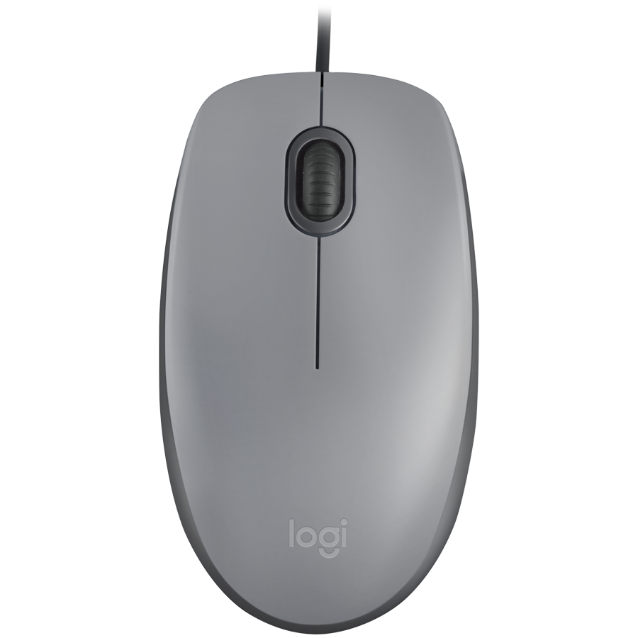 MOUSE USB OPTICAL M110 SILENT/MID GRAY 910-006760 LOGITECH