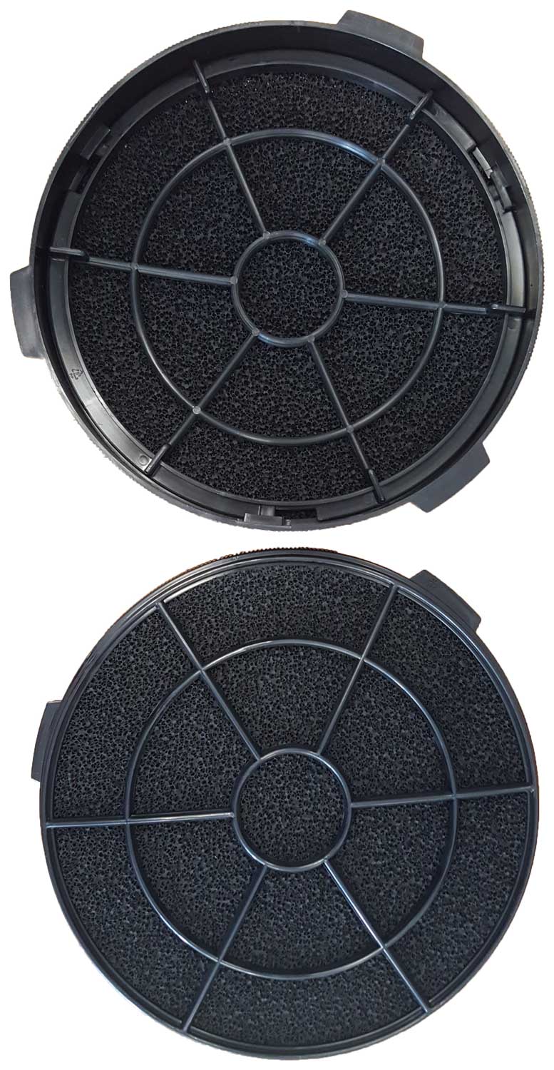 CATA - Hood accessory - Active Charcoal filter 02859398 - Active Charcoal filter - Quantity per pack 2 pcs - for FENIX/SIRIN/LEGEN/SYGMA/SELENA/GAMMA/GOYA/THALASSA/ATENEA/BETA/GC DUAL/GP/GL/GT PLUS, GCX