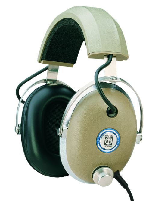 Koss - Headphones - PRO4AA - Wired - On-Ear - Titanium/Black