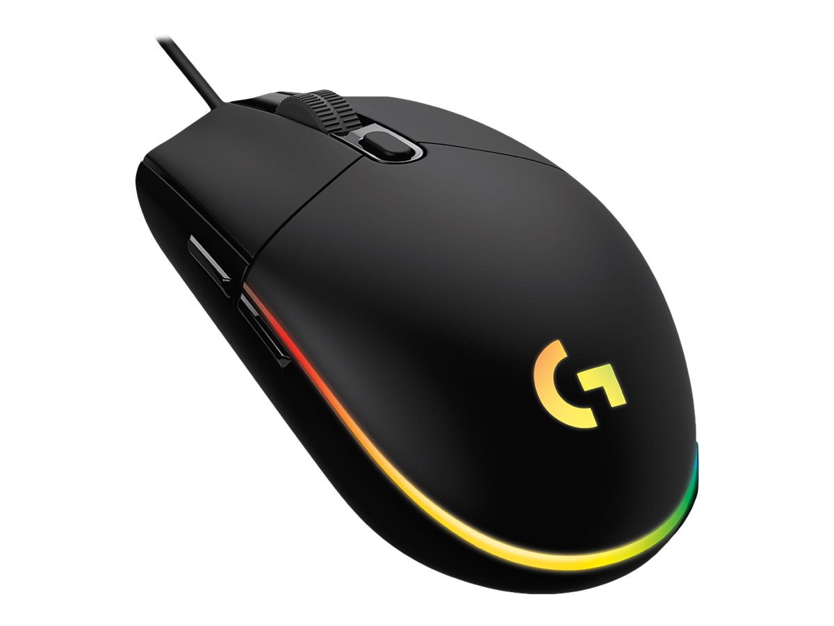 Logitech - Gaming Mouse - G102 LIGHTSYNC - Wired - USB - Black