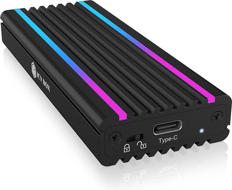 Raidsonic - Icy box - IB-1824ML-C31 Enclosure for 1x NVMe