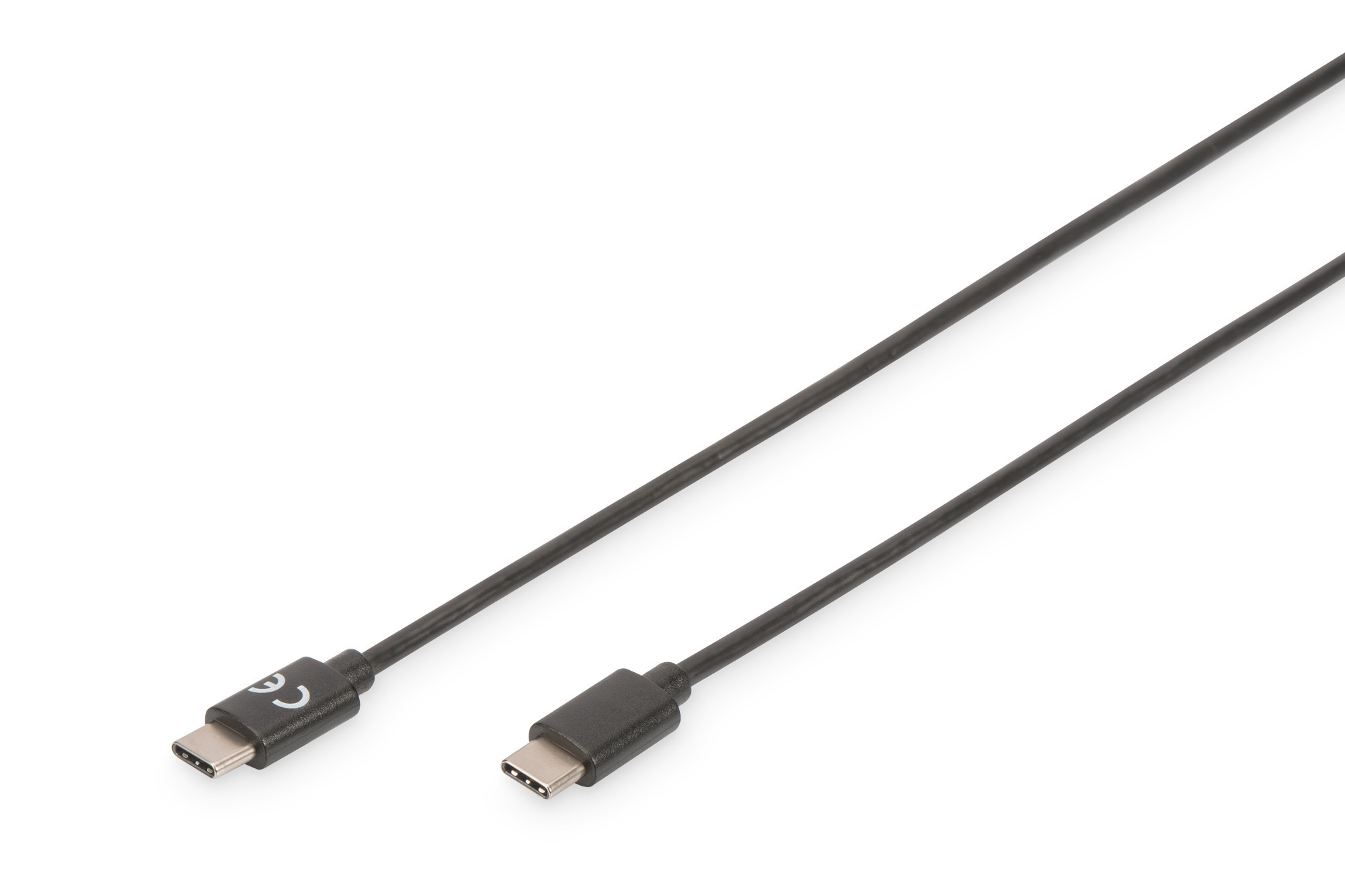 Digitus - USB Type-C Connection Cable - AK-300138-010-S - USB-C to USB-C USB Male 2.0 (Type C) - USB Male 2.0 (Type C)