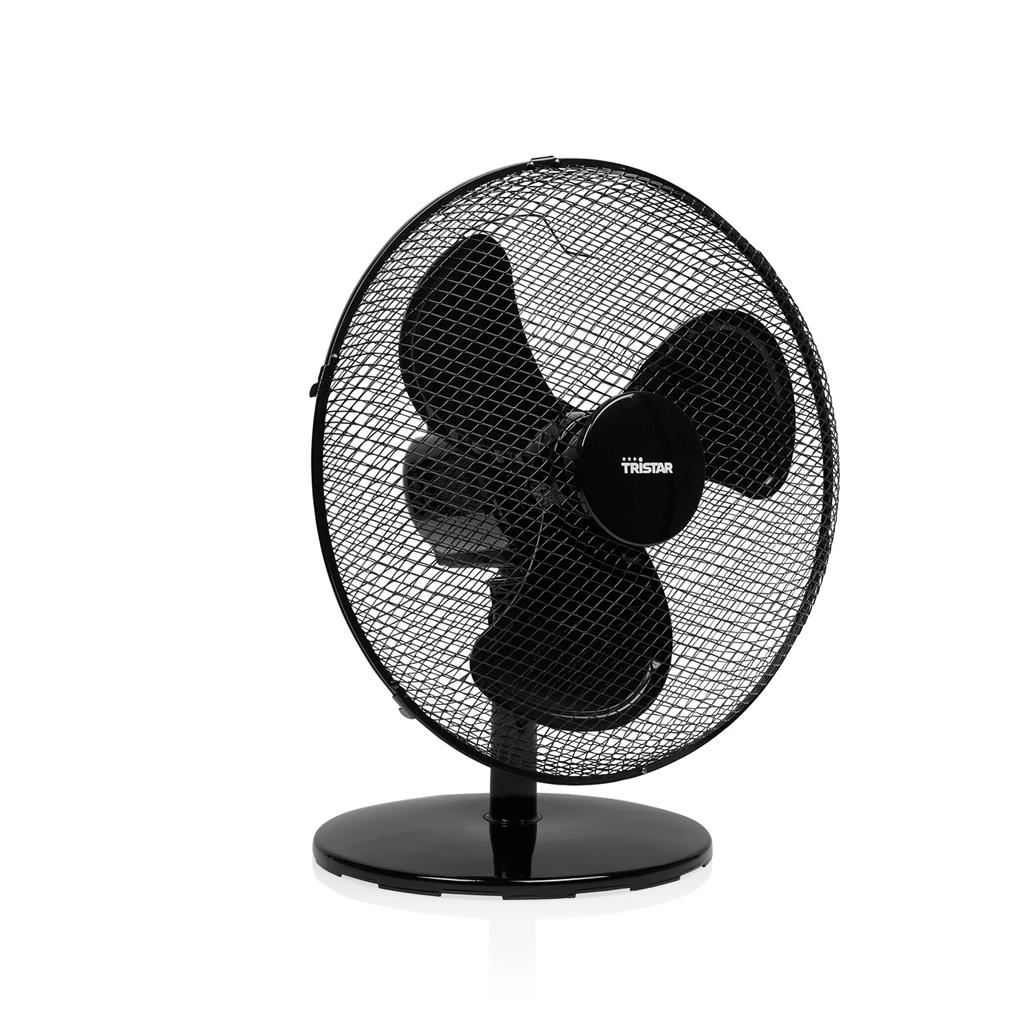 Tristar - Desk fan - VE-5728 - Desk fan - 40 W - Diameter 30 cm - Number of speeds 3 - Oscillation - Black