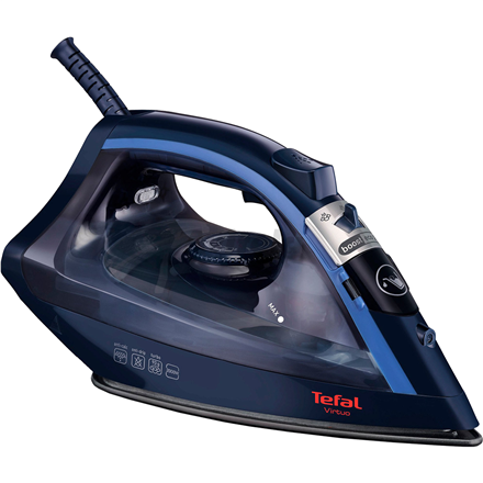 TEFAL - FV1713E0 Virtuo - Steam Iron - 2000 W - Water tank capacity 200 ml - Continuous steam 24 g/min - Dark Blue