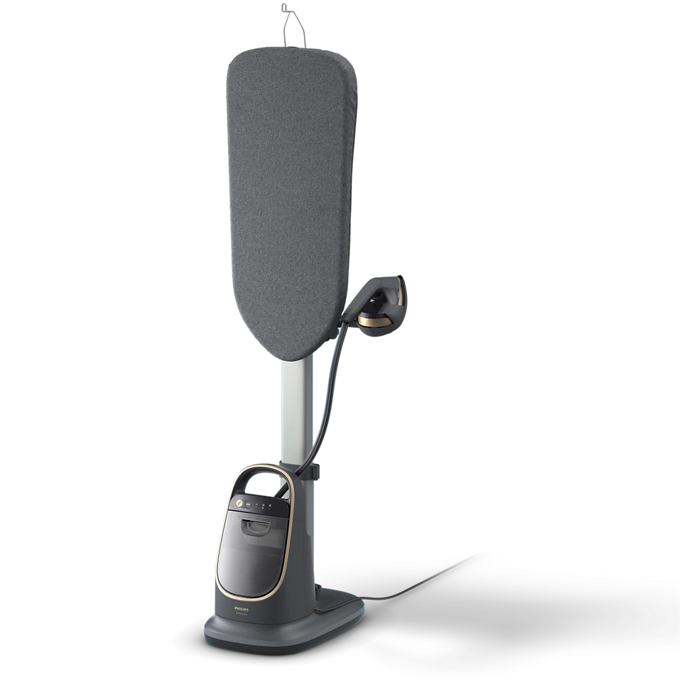 Philips 8500 Series All-in-One Ironing Solution - AIS8540/80 - Stand Steamer - 2200 W - 1.2 L - 90 g/min - Dark slate/Gold