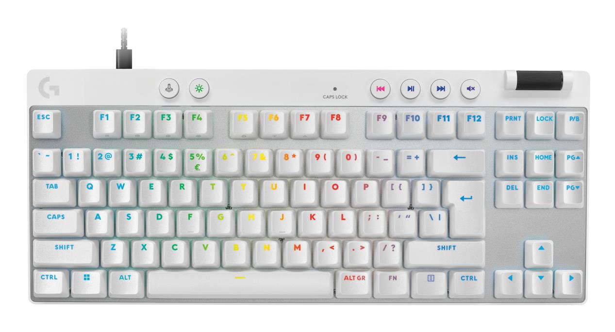 KEYBOARD PRO X TKL RAPID/ENG WHITE 920-013242 LOGITECH