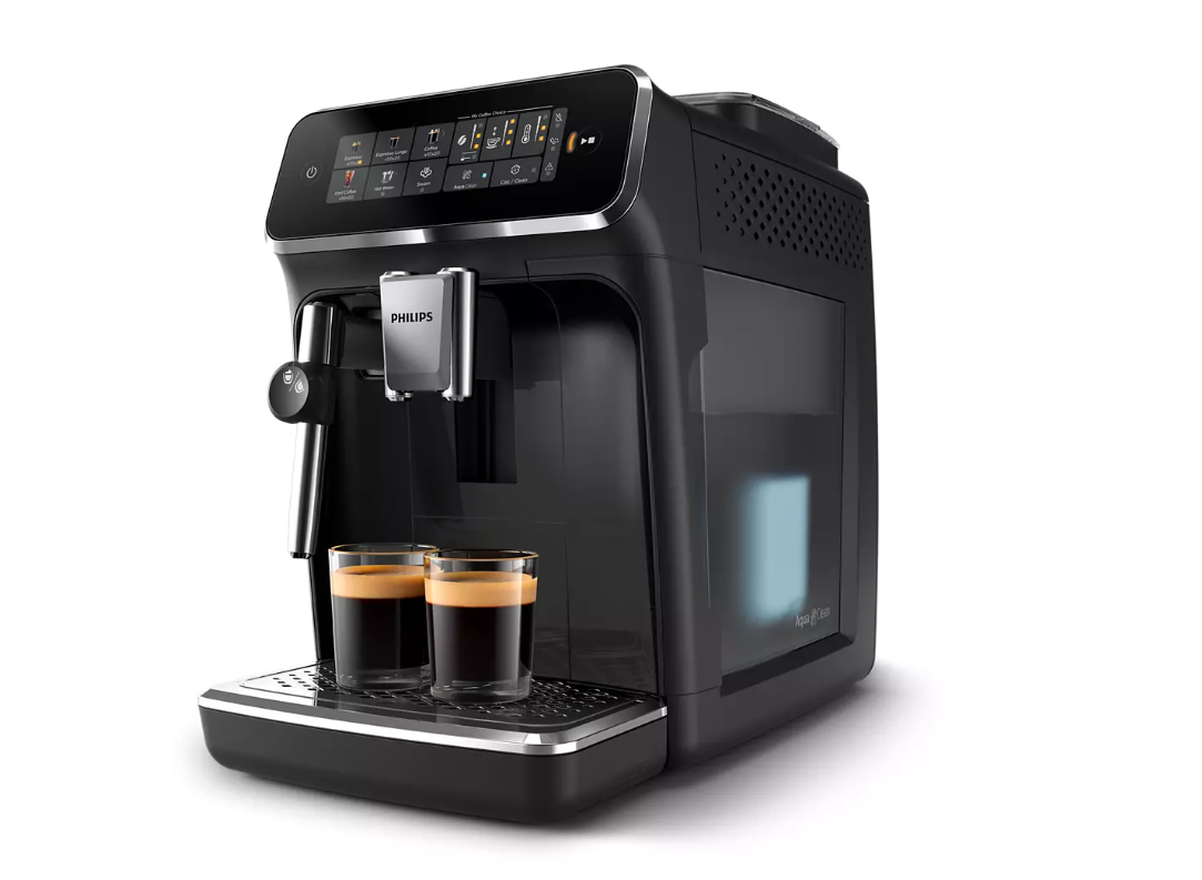 Philips - Espresso Coffee Maker - EP3321/40 - Pump pressure 15 bar - Built-in milk frother - Fully Automatic - 1500 W - Black