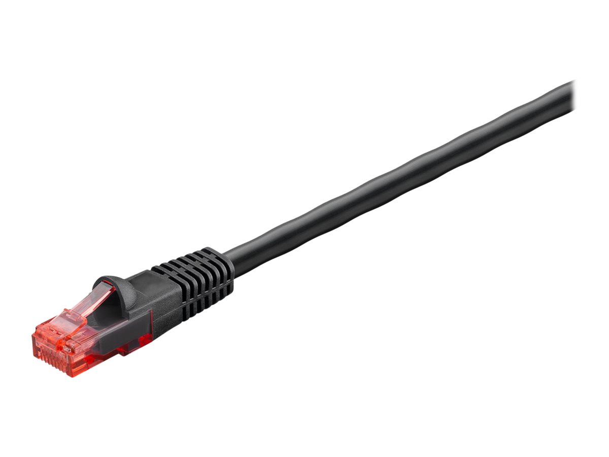 Goobay Outdoor Patch Cable - CAT 6/6A, U/UTP - AWG 24/1 - Length: 20 m - Black