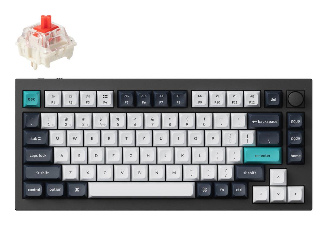 KEYBOARD WRL Q1 MAX RGB/CARBON BLACK Q1M-M1 KEYCHRON