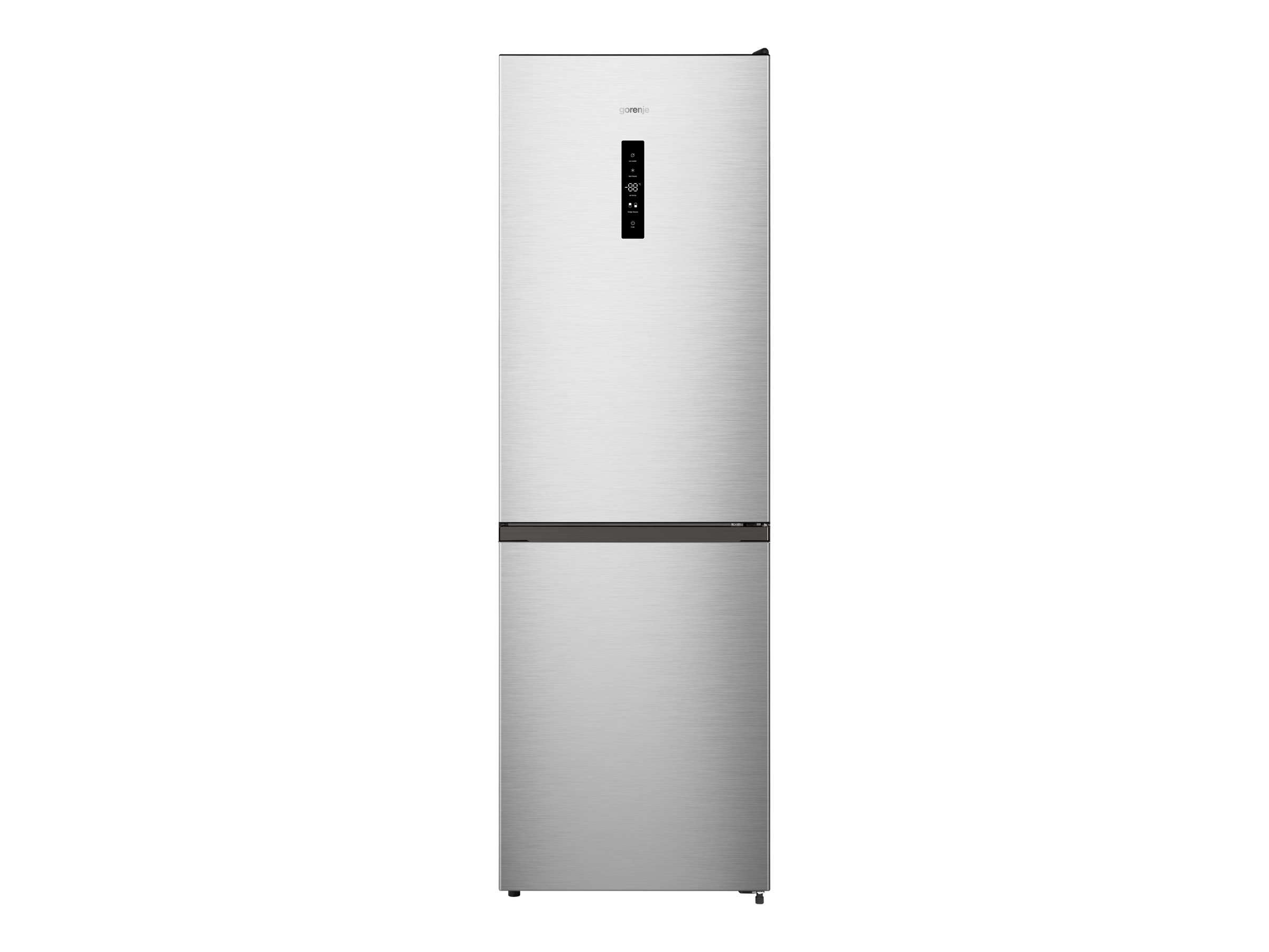 Gorenje Refrigerator - N619EAXL4 - Energy efficiency class E - Free standing - Combi - Height 186 cm - No Frost system - Fridge net capacity 207 L - Freezer net capacity 97 L - Display - 39 dB - Grey