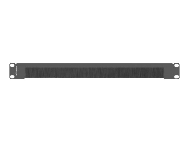 Lanberg 19" Brush Panel 1U - AK-1103-B - Black