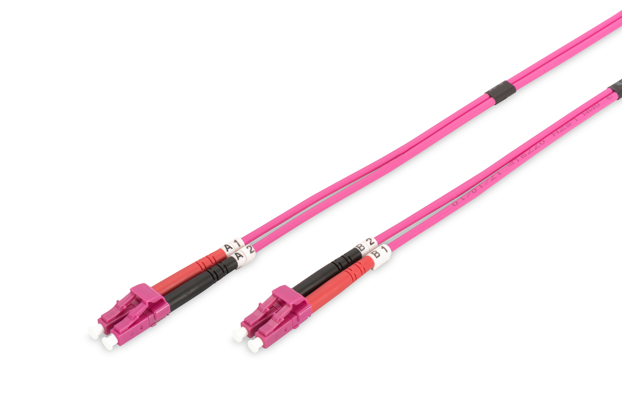 Digitus Fiber Optic Multimode - DK-2533-03-4 - Patch cord - Length 3 m - Erika violet