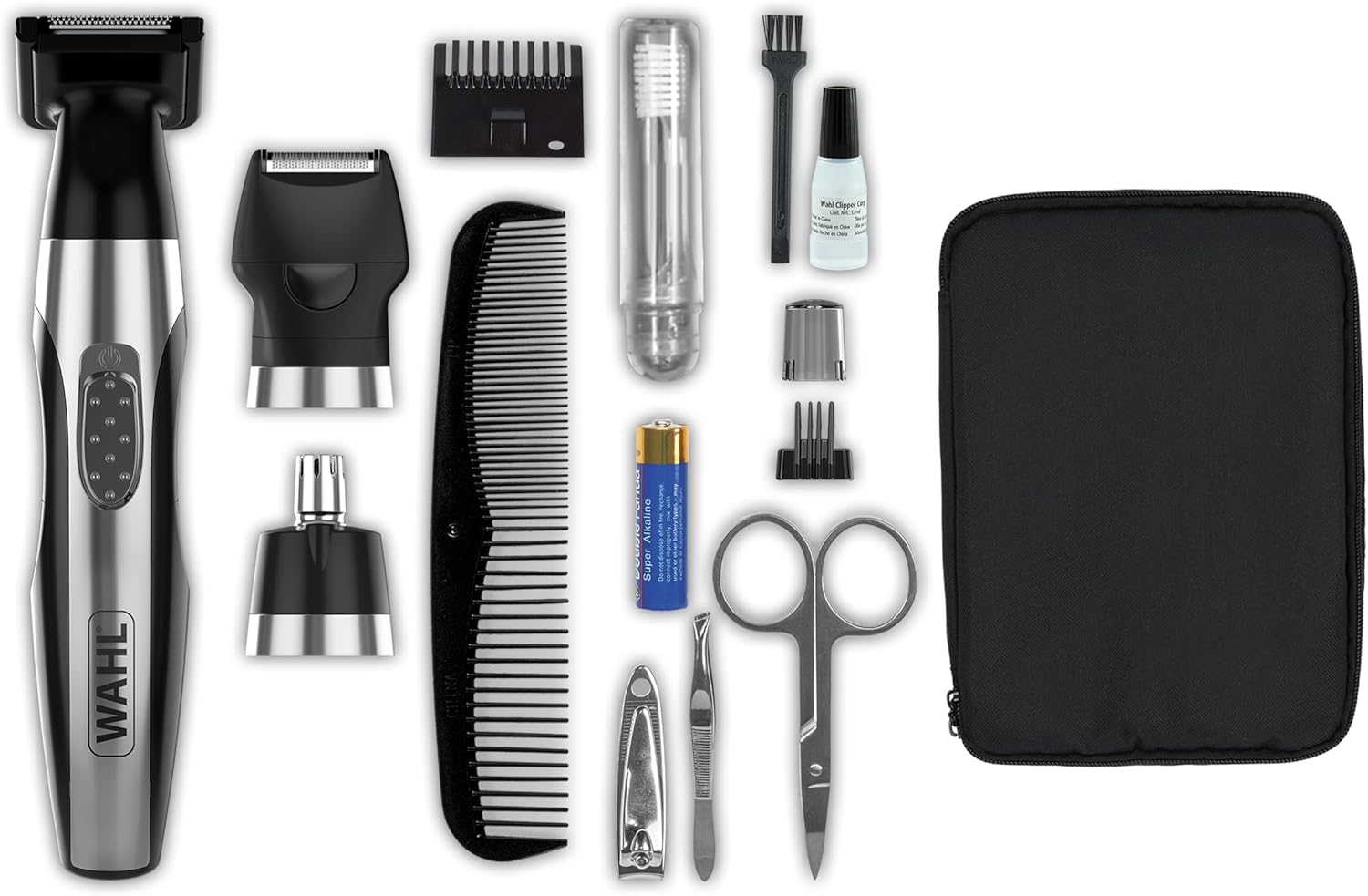 WAHL - Deluxe Travel Kit - 05604-616 - Cordless - Number of length steps 5 - Black