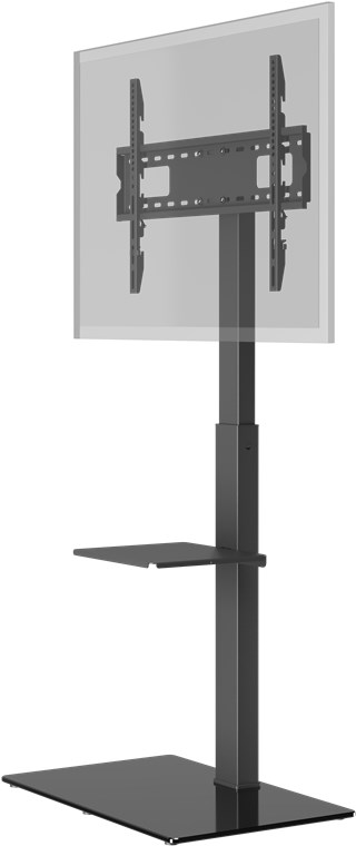 Goobay Floor stand - TV Floor Stand Basic, Size L - Swivel - 37-70 " - Maximum weight (capacity) 40 kg - Black