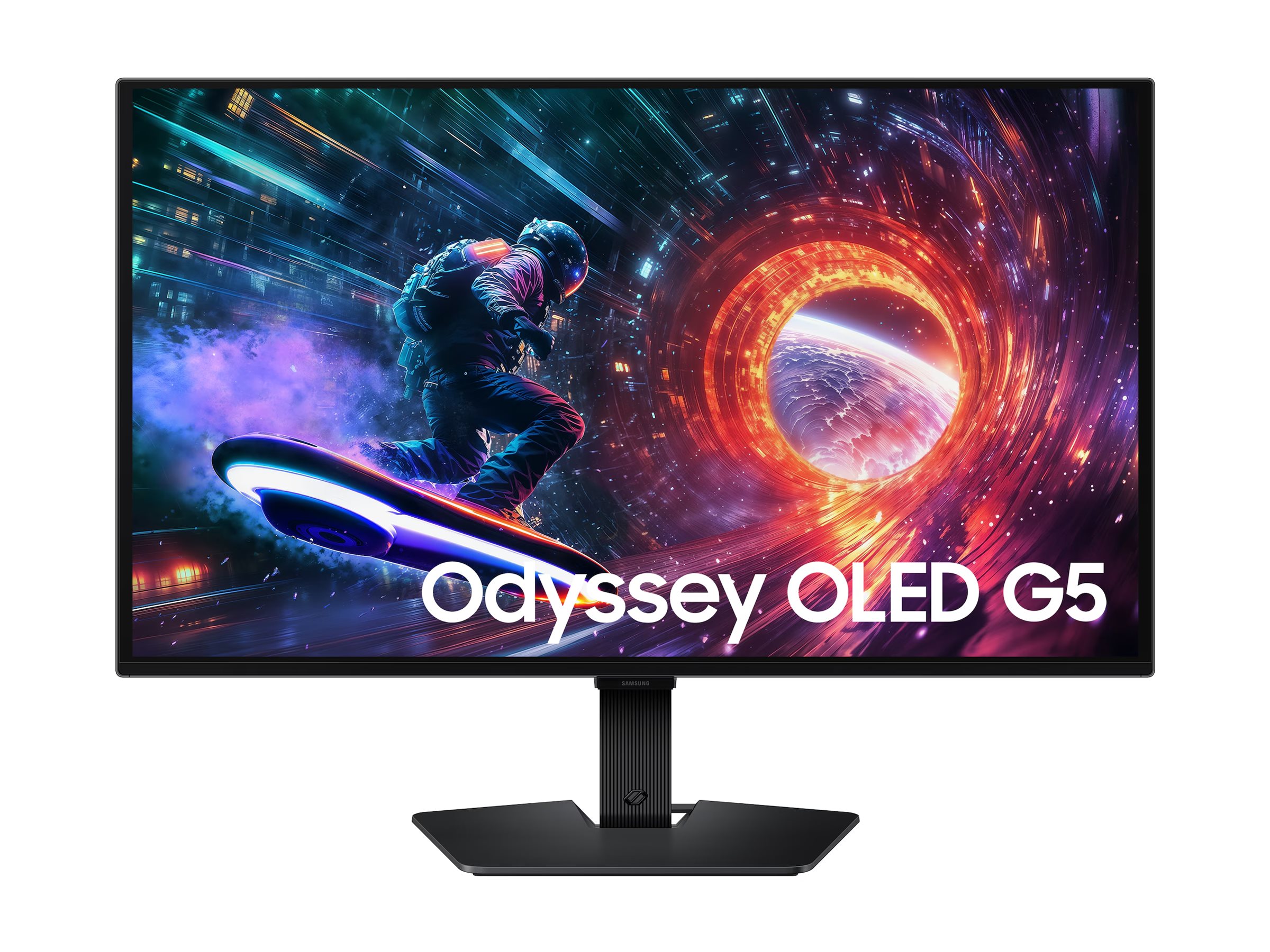 Samsung - LS27FG500SUXEN - 27 " - OLED - QHD - 16:9 - 180 Hz - 0.03 ms - 2560 x 1440 pixels - 200 cd/m² - HDMI ports quantity 1 - Black