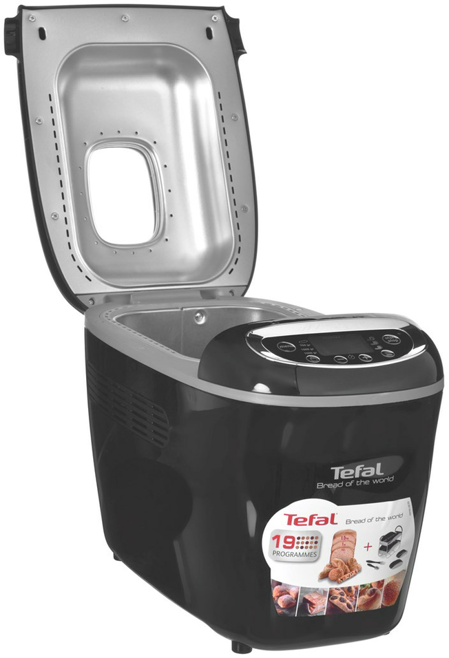 TEFAL - Bread Maker - PF611838 - Power 1600 W - Number of programs 19 - Display LCD - Black