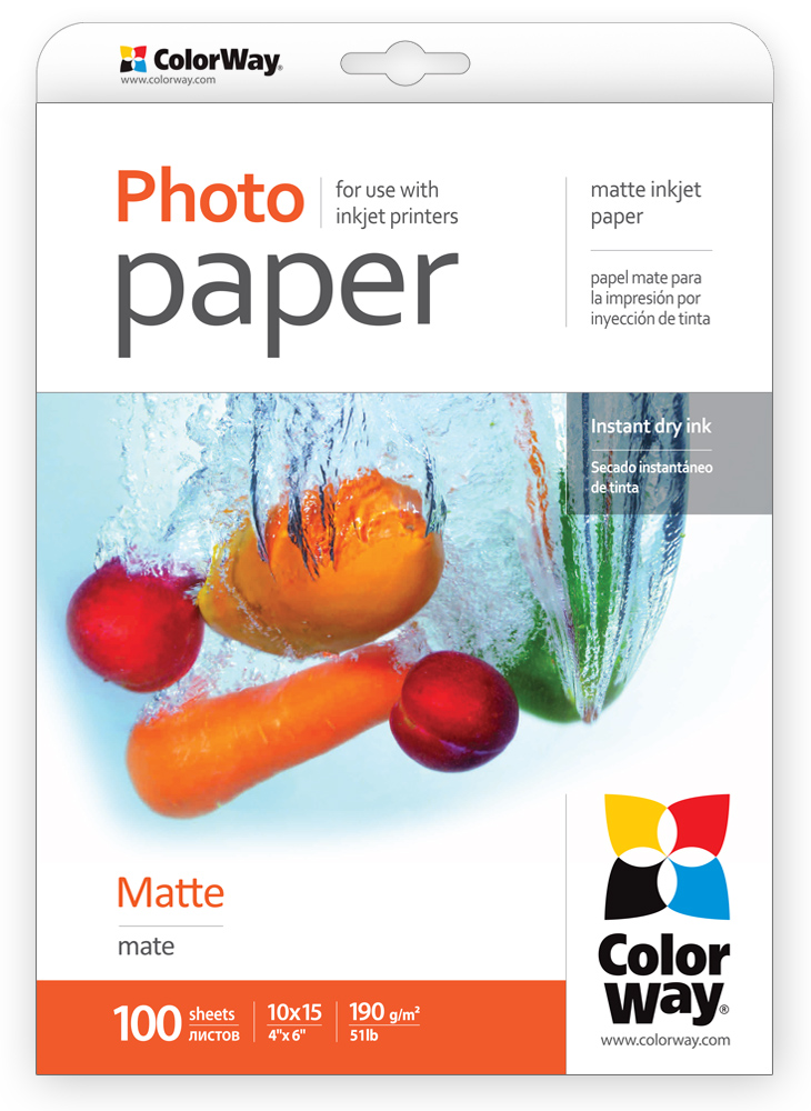 Matte Photo Paper - 190 g/m² - 10x15