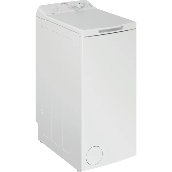 INDESIT - Washing machine - BTW L60400 EE/N - Energy efficiency class C - Top loading - Washing capacity 6 kg - 950 RPM - Depth 60 cm - Width 40 cm - White