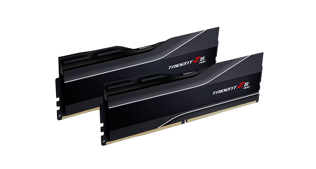 G.Skill - Trident Z5 Neo - 64 Kit (32GBx2) GB - DDR5 - 6000 MHz - PC/server - Registered No - ECC No
