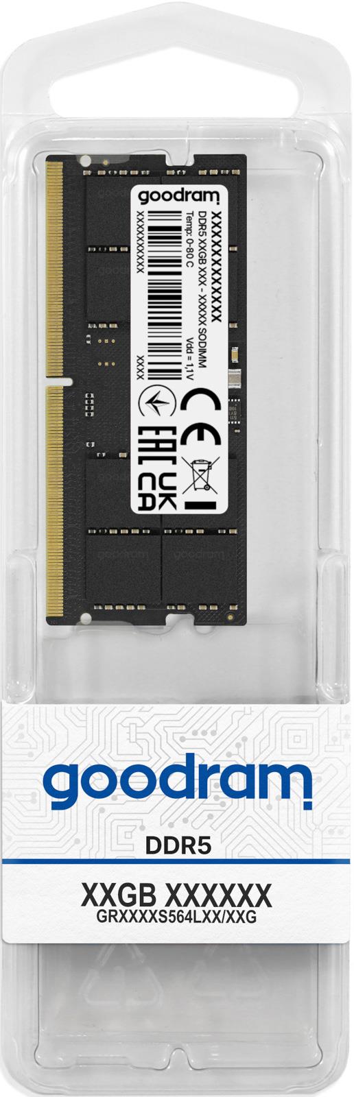 NB MEMORY 16GB DDR5-5600/SO GR5600S564L46S/16G GOODRAM