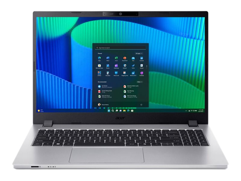 Acer TravelMate TMP215-55-TCO-59KD QHD IPS i5-120U/16GB/SSD 512GB/Intel Iris Xe Graphics/Win11Pro/ENG kbd/FP/Silver/3Y Warranty - Acer