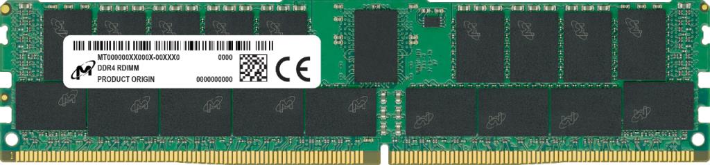 Server Memory Module|MICRON|DDR4|16GB|RDIMM/ECC|3200 MHz|1.2 V|Chip Organization 2048Mx72|MTA18ASF2G72PDZ-3G2R