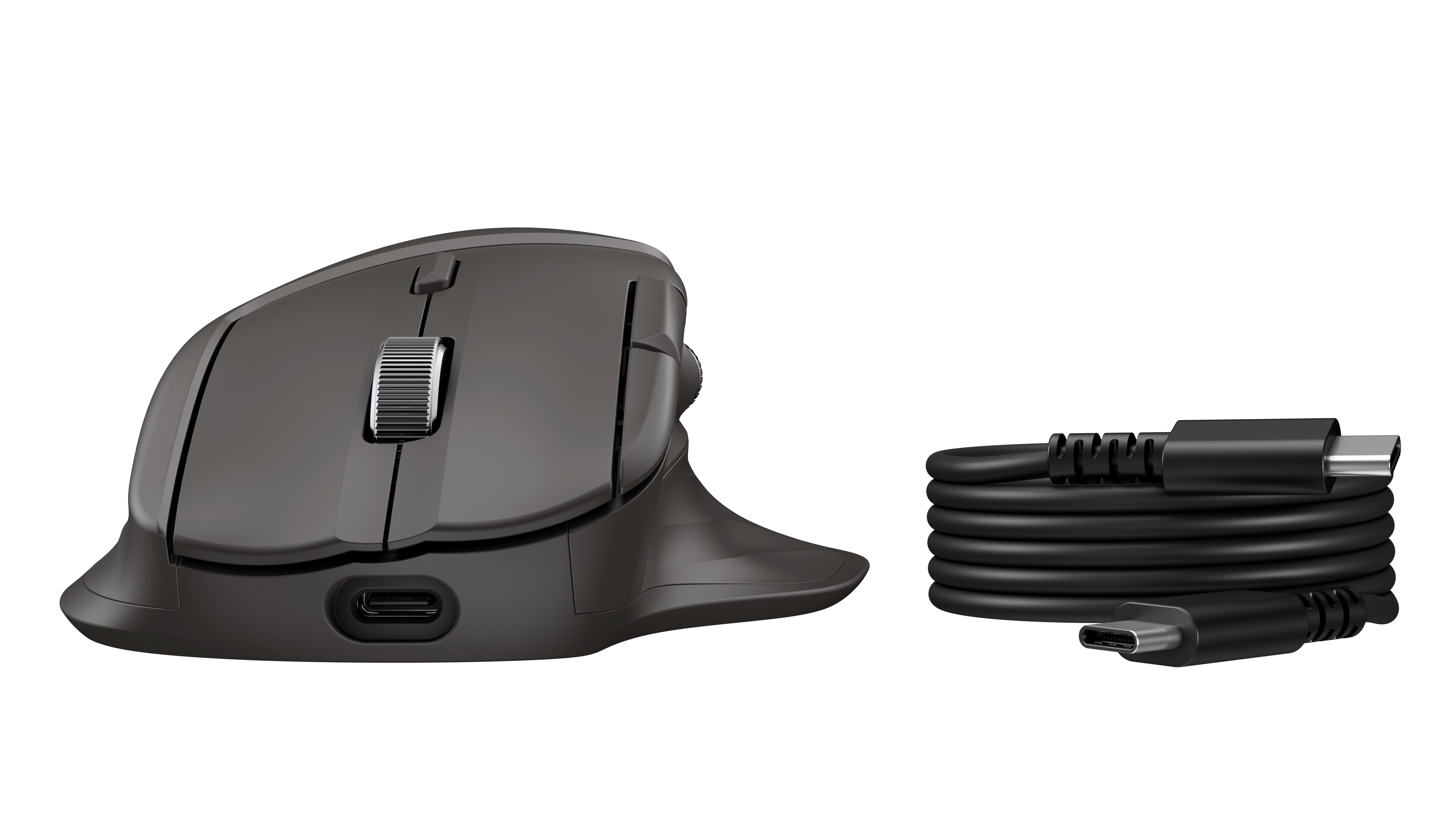 HP 785M Ultra Fast Magnetic Scroll Wireless Super Capacitor Mouse, Programmable, Multi-Surface, Multi-Device, Shortcut Wheel, Comfort Silicone - Black