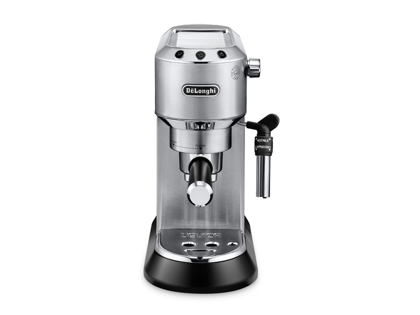 Delonghi - Dedica Espresso Coffee Maker - EC685.M - Pump pressure 15 bar - Built-in milk frother - Semi-automatic - 1300 W - Inox